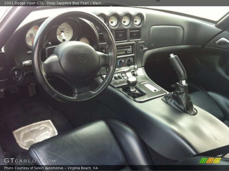 Black Interior - 2001 Viper GTS 