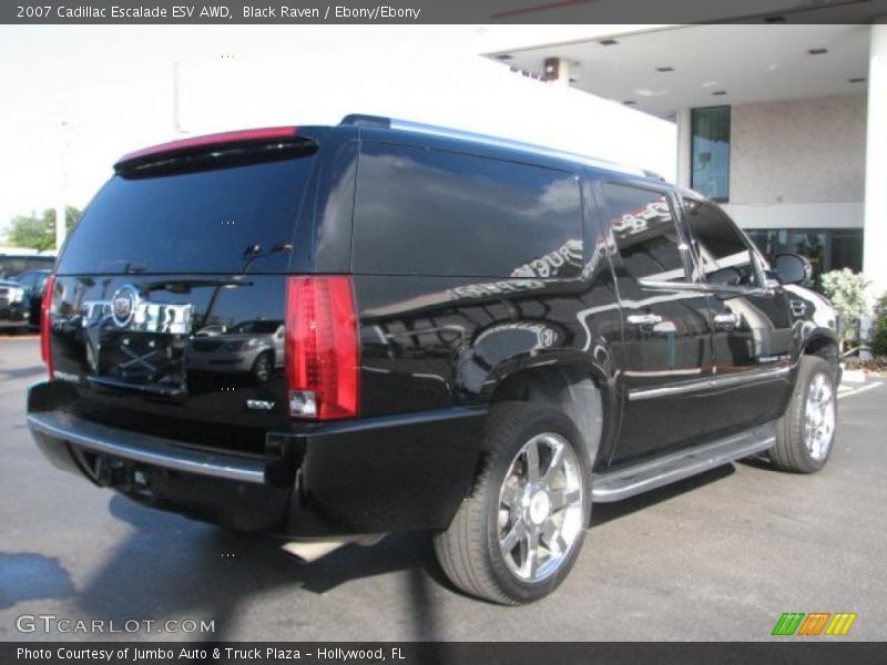 Black Raven / Ebony/Ebony 2007 Cadillac Escalade ESV AWD