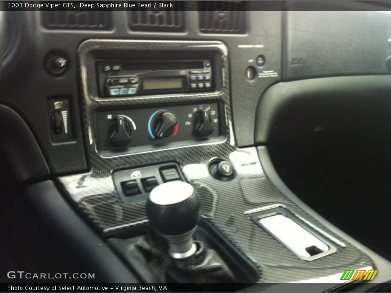 Deep Sapphire Blue Pearl / Black 2001 Dodge Viper GTS