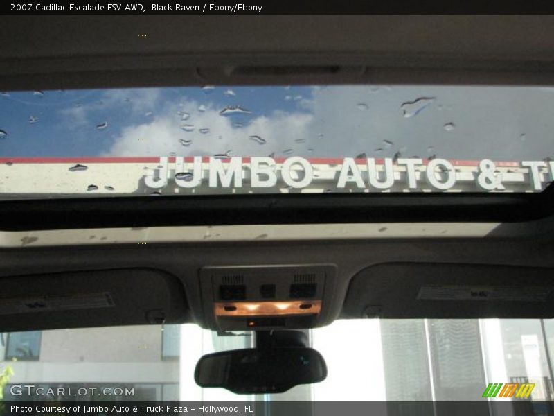Black Raven / Ebony/Ebony 2007 Cadillac Escalade ESV AWD