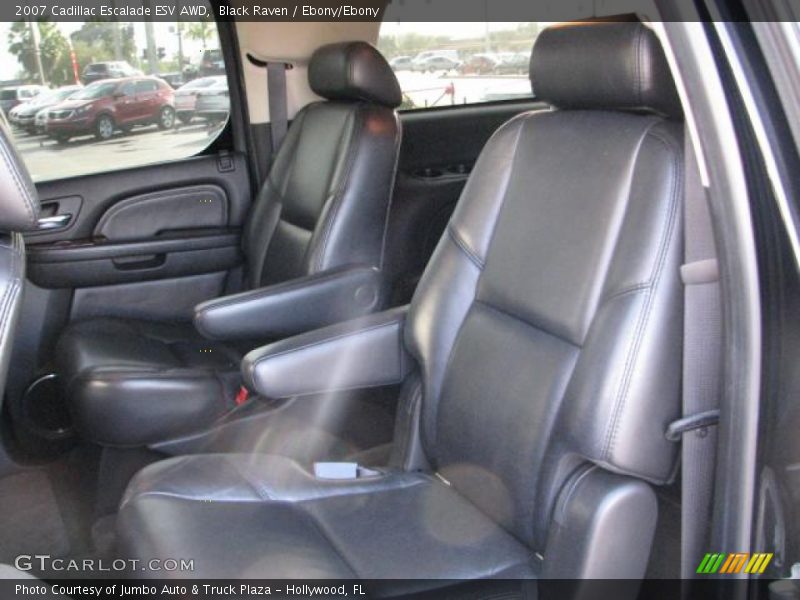 Black Raven / Ebony/Ebony 2007 Cadillac Escalade ESV AWD