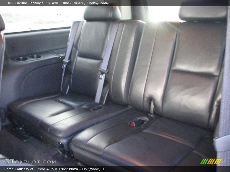 Black Raven / Ebony/Ebony 2007 Cadillac Escalade ESV AWD