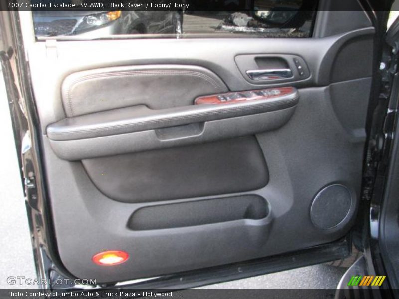 Black Raven / Ebony/Ebony 2007 Cadillac Escalade ESV AWD