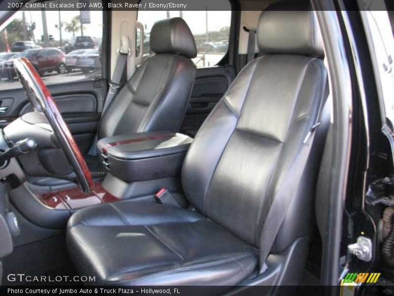 Black Raven / Ebony/Ebony 2007 Cadillac Escalade ESV AWD