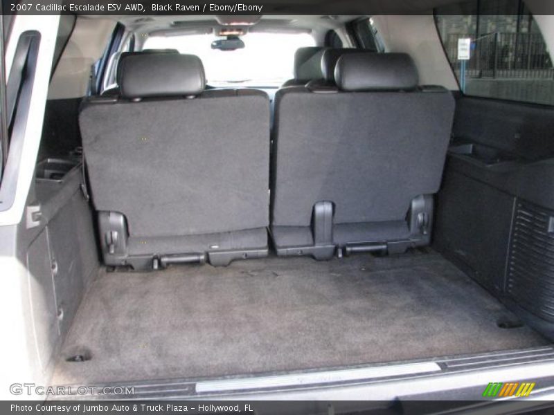 Black Raven / Ebony/Ebony 2007 Cadillac Escalade ESV AWD