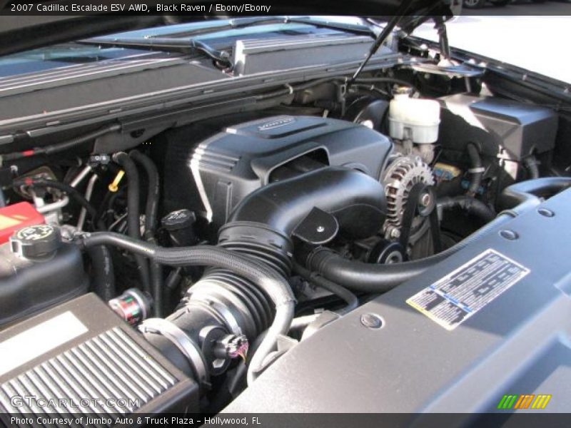 Black Raven / Ebony/Ebony 2007 Cadillac Escalade ESV AWD