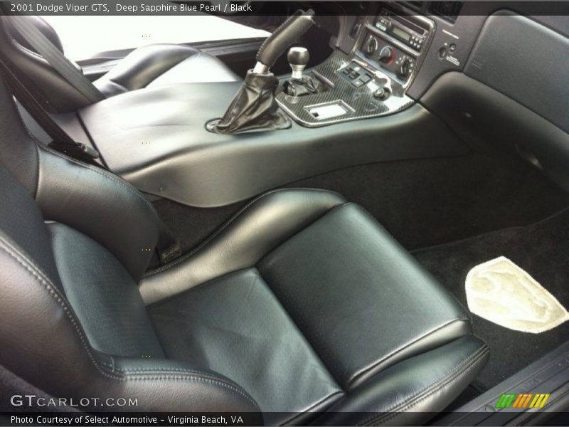 Deep Sapphire Blue Pearl / Black 2001 Dodge Viper GTS