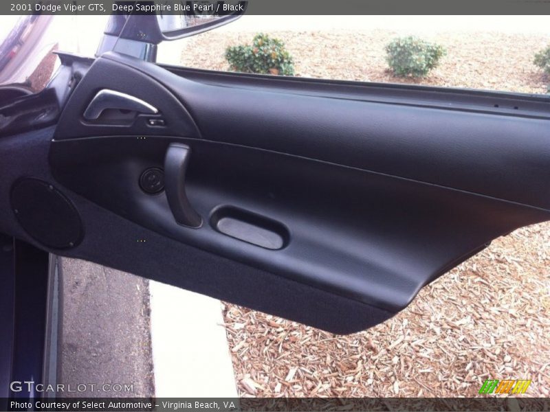 Deep Sapphire Blue Pearl / Black 2001 Dodge Viper GTS