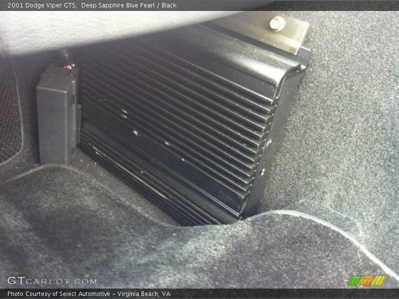Deep Sapphire Blue Pearl / Black 2001 Dodge Viper GTS