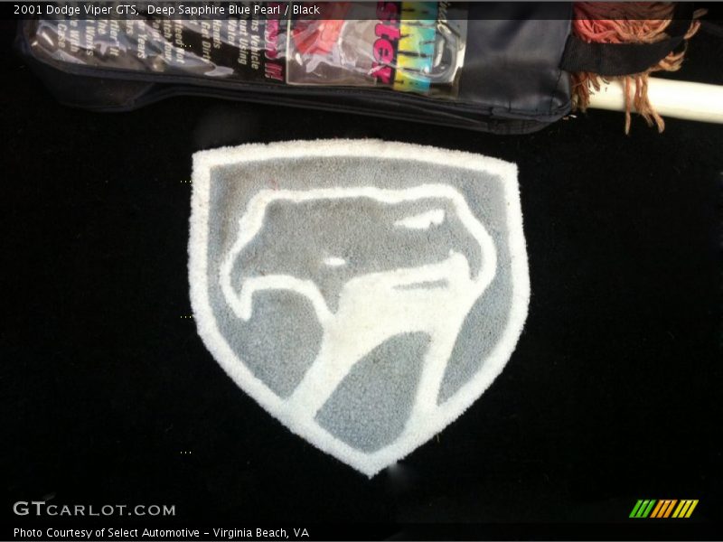 Deep Sapphire Blue Pearl / Black 2001 Dodge Viper GTS