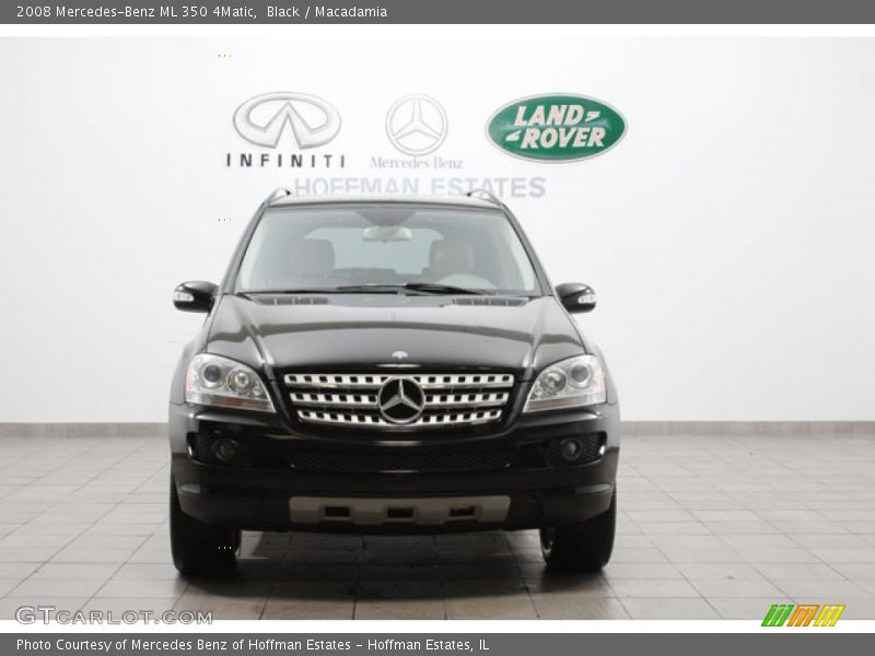 Black / Macadamia 2008 Mercedes-Benz ML 350 4Matic
