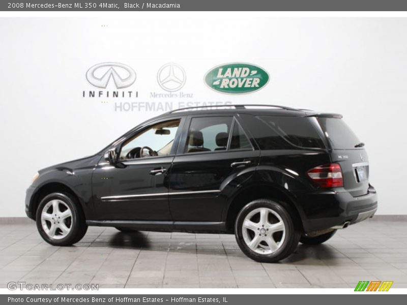 Black / Macadamia 2008 Mercedes-Benz ML 350 4Matic