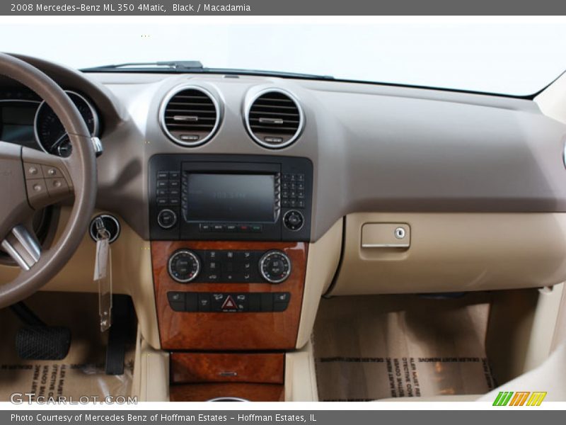 Black / Macadamia 2008 Mercedes-Benz ML 350 4Matic