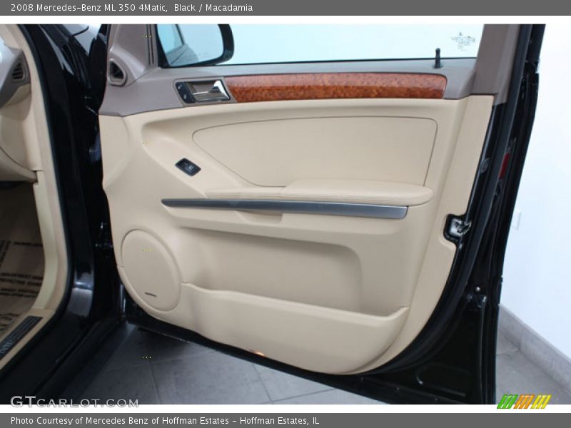 Black / Macadamia 2008 Mercedes-Benz ML 350 4Matic