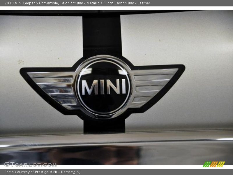 Midnight Black Metallic / Punch Carbon Black Leather 2010 Mini Cooper S Convertible