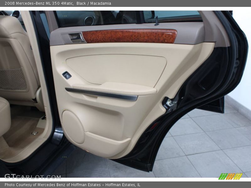 Black / Macadamia 2008 Mercedes-Benz ML 350 4Matic