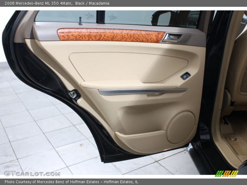 Black / Macadamia 2008 Mercedes-Benz ML 350 4Matic
