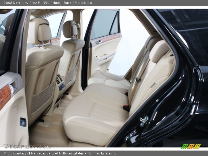Black / Macadamia 2008 Mercedes-Benz ML 350 4Matic