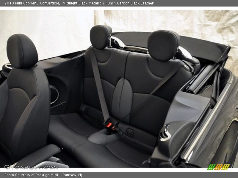 Midnight Black Metallic / Punch Carbon Black Leather 2010 Mini Cooper S Convertible
