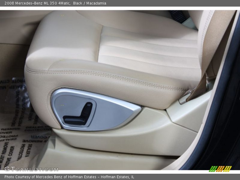 Black / Macadamia 2008 Mercedes-Benz ML 350 4Matic
