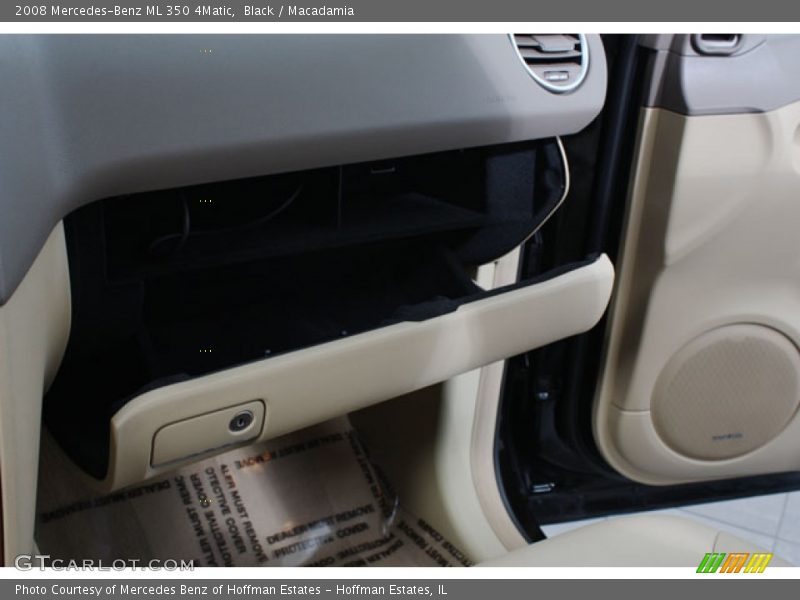 Black / Macadamia 2008 Mercedes-Benz ML 350 4Matic