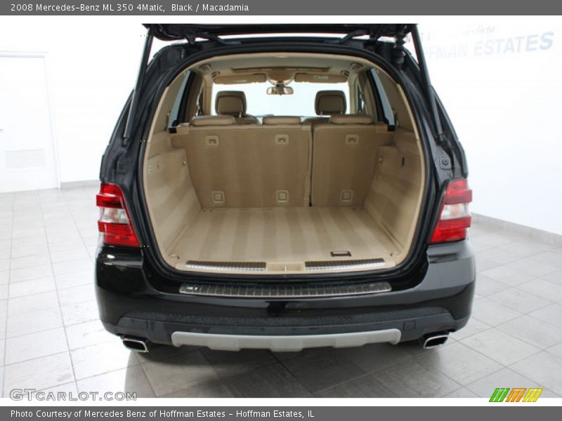 Black / Macadamia 2008 Mercedes-Benz ML 350 4Matic