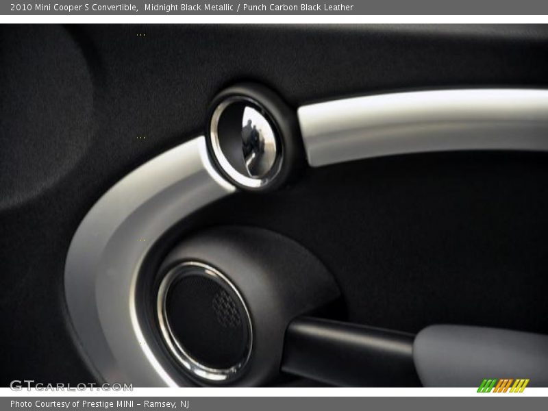 Midnight Black Metallic / Punch Carbon Black Leather 2010 Mini Cooper S Convertible