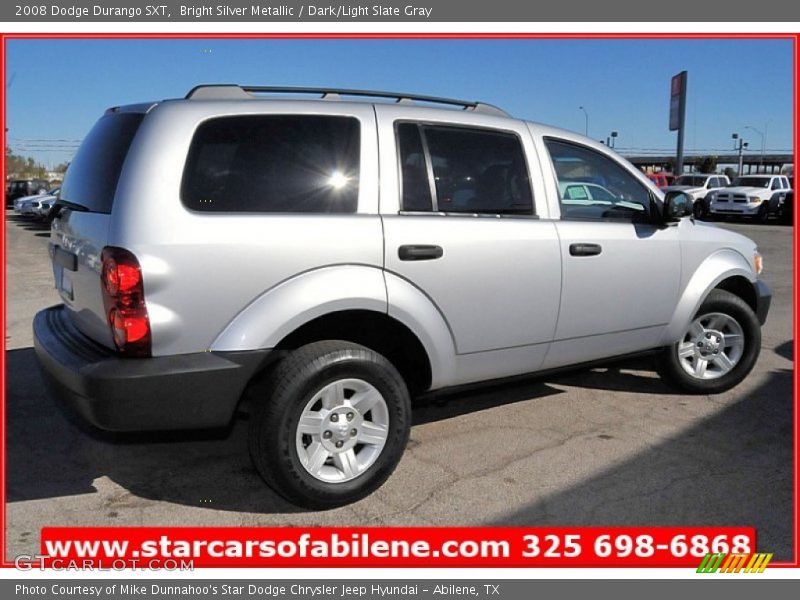 Bright Silver Metallic / Dark/Light Slate Gray 2008 Dodge Durango SXT