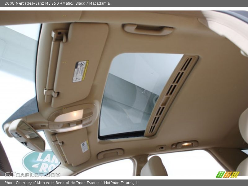 Black / Macadamia 2008 Mercedes-Benz ML 350 4Matic