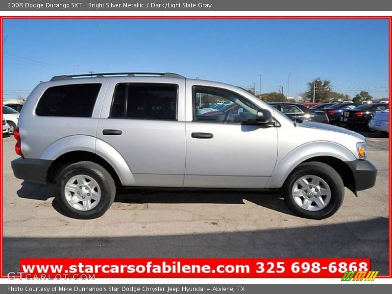 Bright Silver Metallic / Dark/Light Slate Gray 2008 Dodge Durango SXT