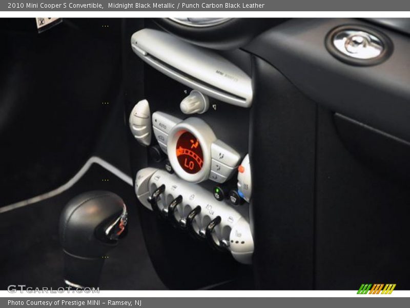 Midnight Black Metallic / Punch Carbon Black Leather 2010 Mini Cooper S Convertible