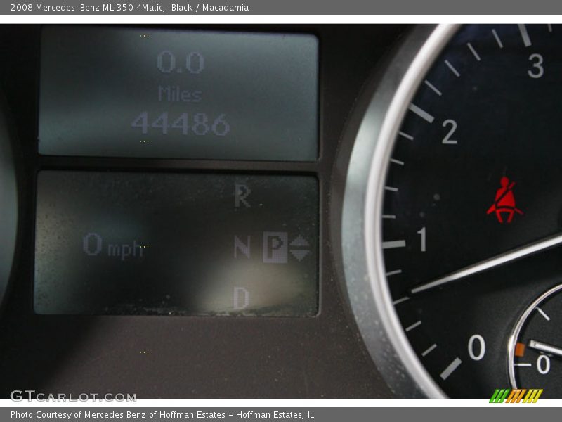 Black / Macadamia 2008 Mercedes-Benz ML 350 4Matic
