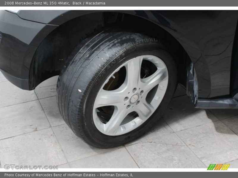 Black / Macadamia 2008 Mercedes-Benz ML 350 4Matic