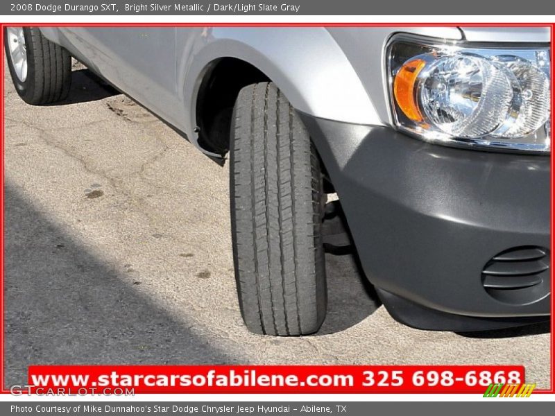 Bright Silver Metallic / Dark/Light Slate Gray 2008 Dodge Durango SXT