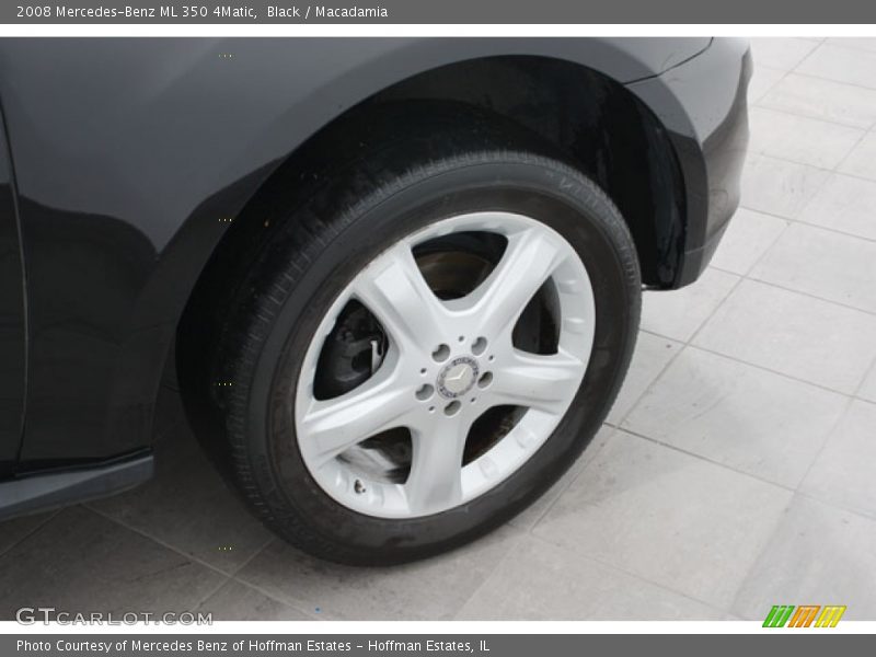Black / Macadamia 2008 Mercedes-Benz ML 350 4Matic