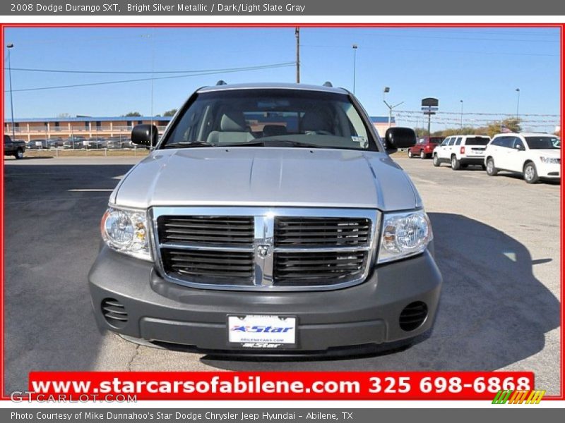 Bright Silver Metallic / Dark/Light Slate Gray 2008 Dodge Durango SXT