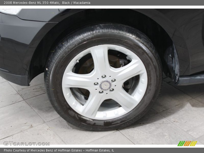 Black / Macadamia 2008 Mercedes-Benz ML 350 4Matic