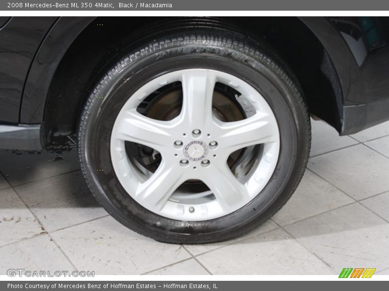 Black / Macadamia 2008 Mercedes-Benz ML 350 4Matic
