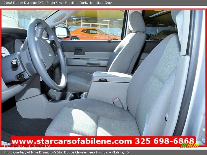 Bright Silver Metallic / Dark/Light Slate Gray 2008 Dodge Durango SXT