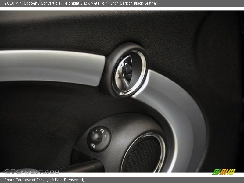 Midnight Black Metallic / Punch Carbon Black Leather 2010 Mini Cooper S Convertible