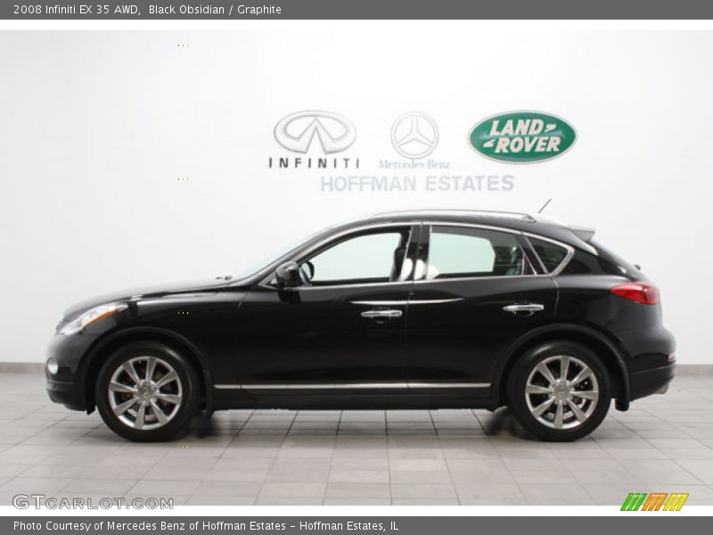 Black Obsidian / Graphite 2008 Infiniti EX 35 AWD