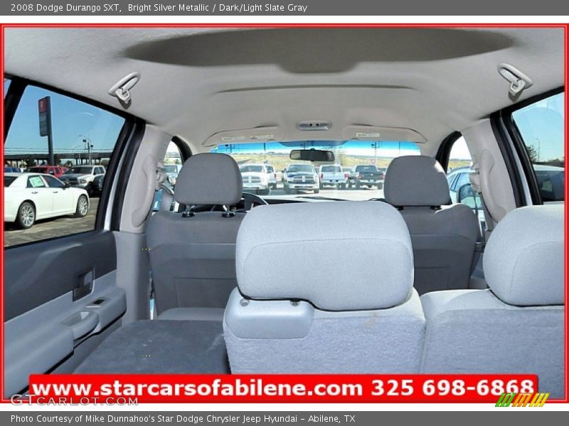 Bright Silver Metallic / Dark/Light Slate Gray 2008 Dodge Durango SXT
