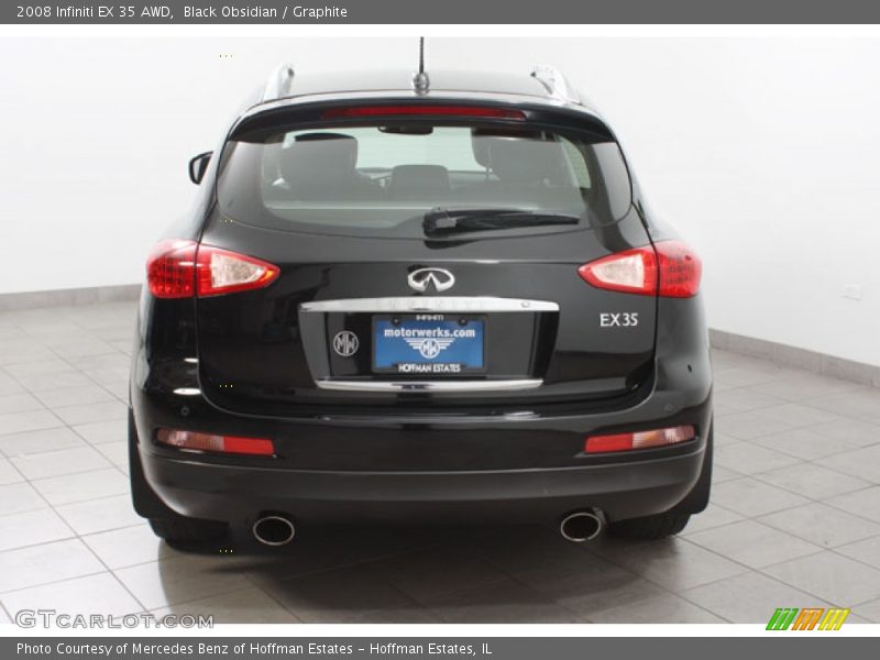 Black Obsidian / Graphite 2008 Infiniti EX 35 AWD