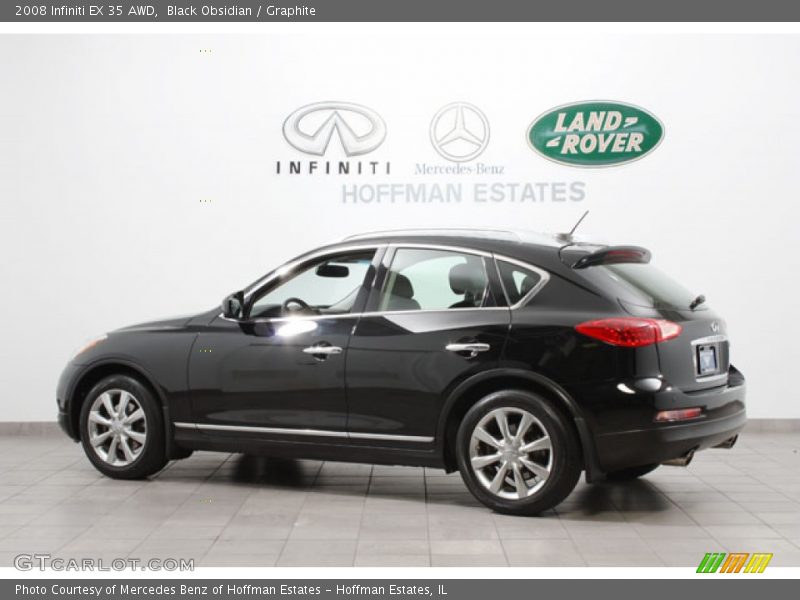 Black Obsidian / Graphite 2008 Infiniti EX 35 AWD