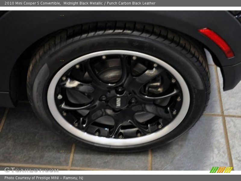 Midnight Black Metallic / Punch Carbon Black Leather 2010 Mini Cooper S Convertible
