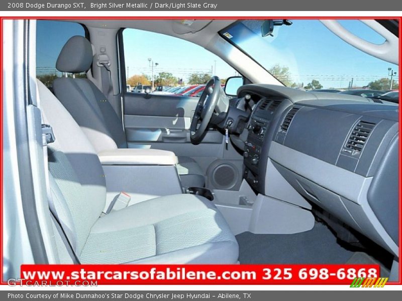 Bright Silver Metallic / Dark/Light Slate Gray 2008 Dodge Durango SXT