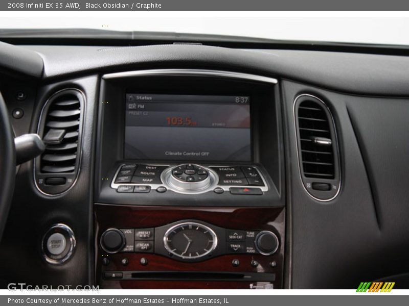 Black Obsidian / Graphite 2008 Infiniti EX 35 AWD