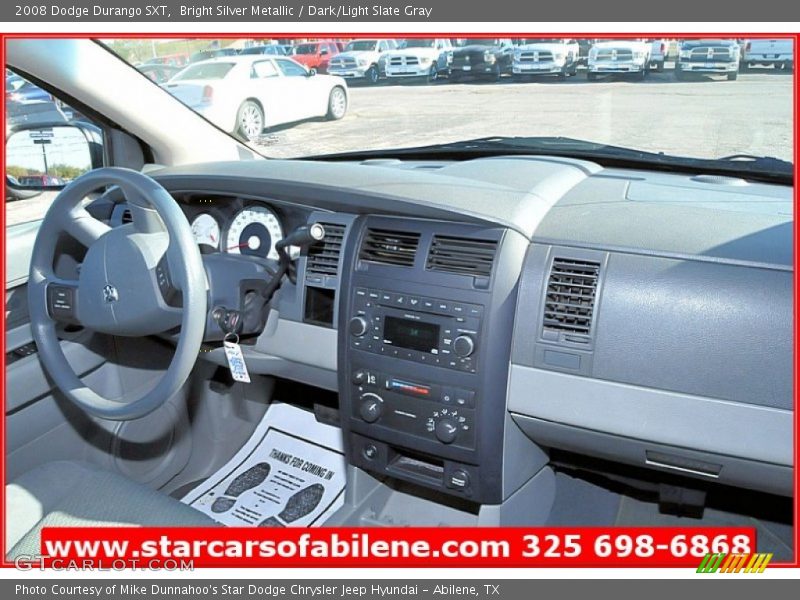 Bright Silver Metallic / Dark/Light Slate Gray 2008 Dodge Durango SXT