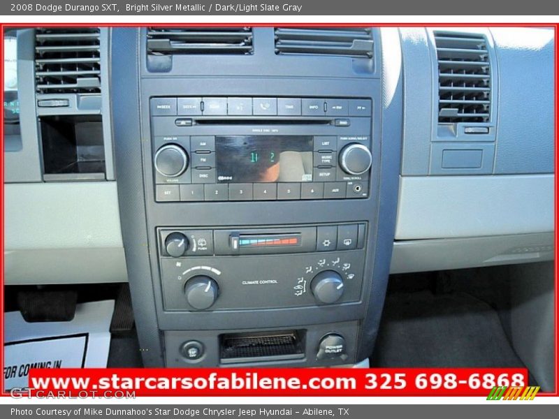 Bright Silver Metallic / Dark/Light Slate Gray 2008 Dodge Durango SXT