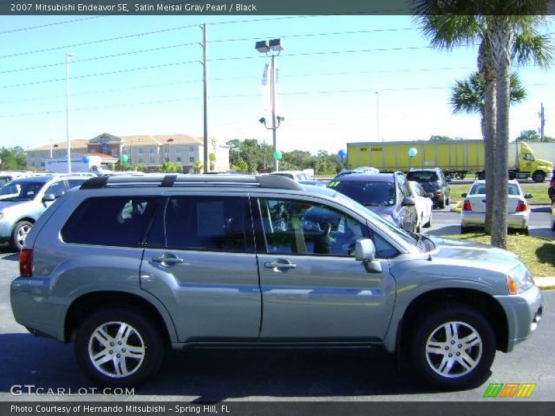 Satin Meisai Gray Pearl / Black 2007 Mitsubishi Endeavor SE